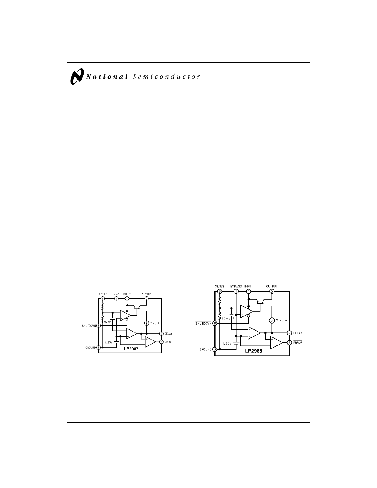 LP2987IM-5.0 Datasheet, LP2987IM-5.0 PDF,ピン配置, 機能